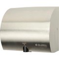 Global Equipment High Velocity Automatic Hand Dryer, Brushed Stainless Steel, 120V AK2851